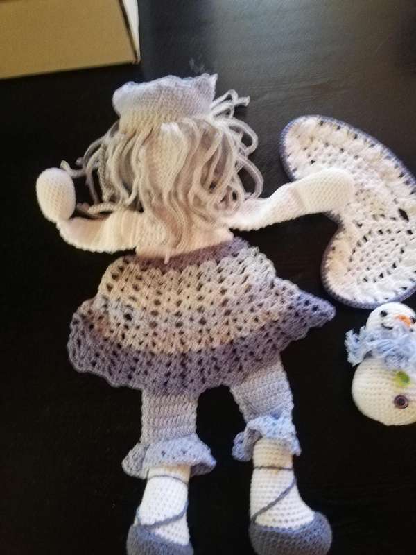 Crochet Comfort Cuddle  Attachment Doll - Winter Fairy