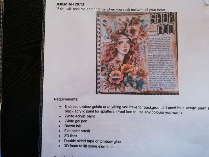 Bible Journal Page Kit (Jeremiah 29:13)