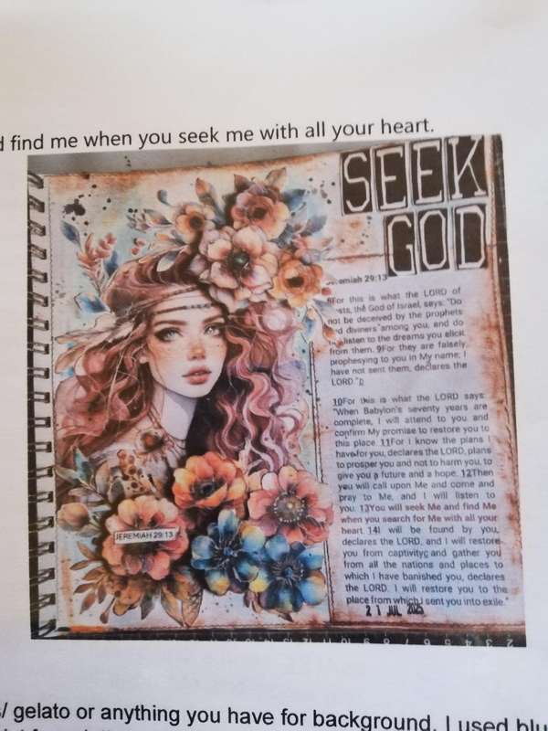 Bible Journal Page Kit (Jeremiah 29:13)