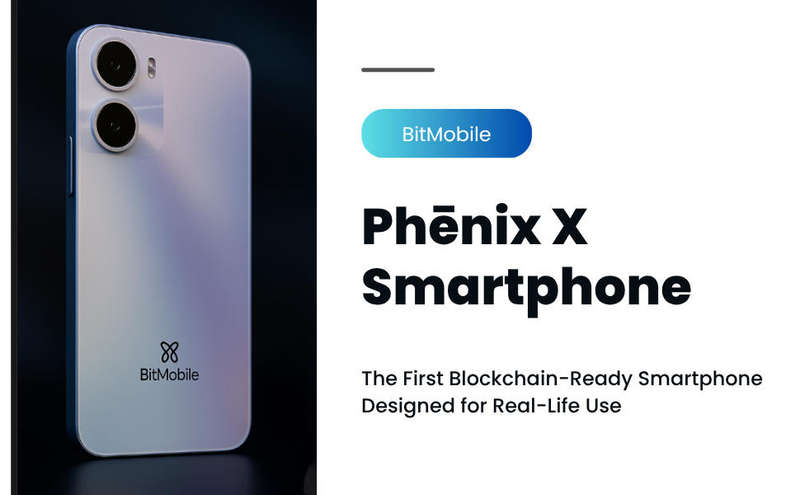 BitMobile Phēnix X Blockchain Smartphone  DeFi Unlock, Crypto Wallet & Rewards, Dual SIM, 128GB