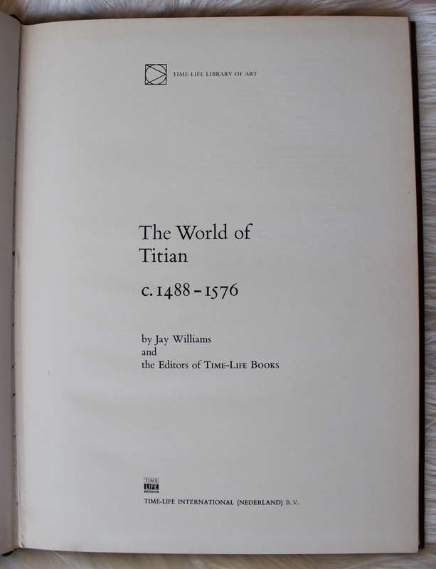 The world of Titian C.1488-1576 , Jay Williams