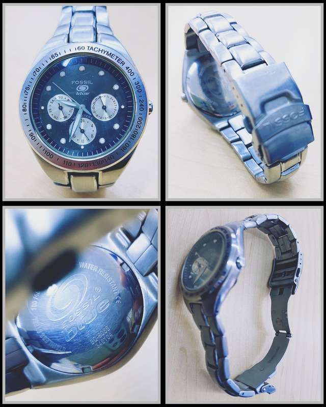 Fossil Blue Mens Watch