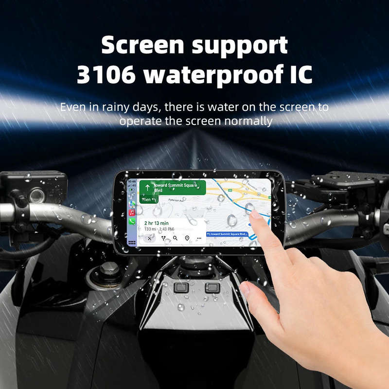 6.25 Motorcycle Smart Screen  Wireless CarPlay/Android Auto | GPS | Music | Calls