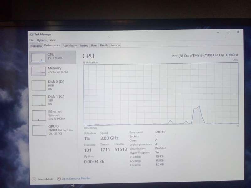 HP 290 G1 Desktop MT PC (Intel i3, 620GB SSD, GTX 1050 ti & 8GB RAM) 7th Gen