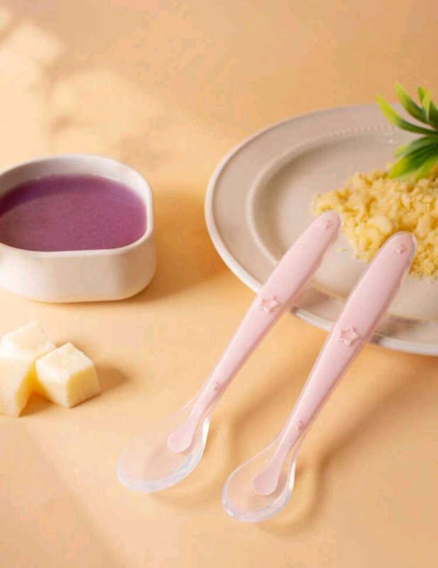 Silicone Feeding Spoon - 2 Pcs