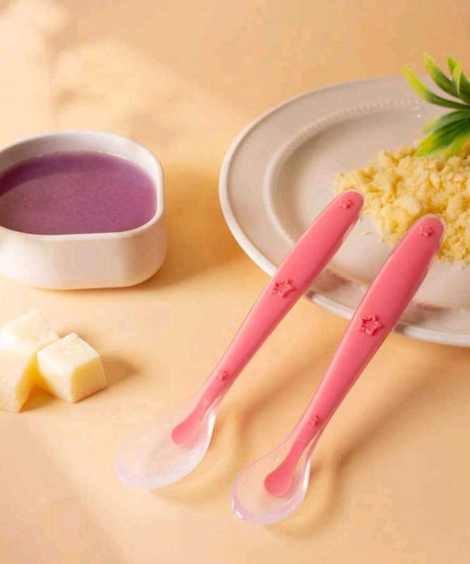 Silicone Feeding Spoon - 2 Pcs