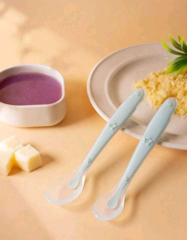 Silicone Feeding Spoon - 2 Pcs
