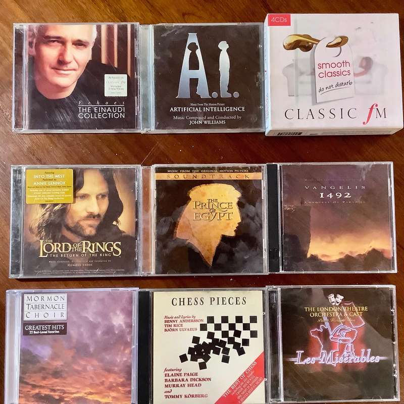 Soundtrack & Light Classical CD Bundle  Movie OST, Vangelis, John Williams ... (35+ Discs R12/CD)