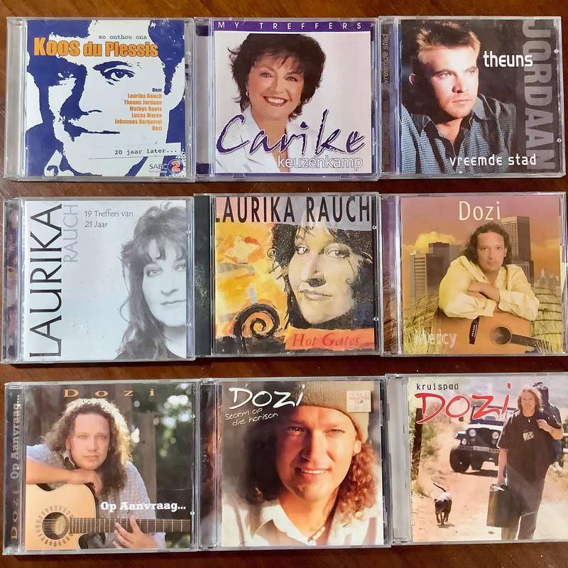 SA Local & Afrikaans CD Bundle  Laurika Rauch, Theuns Jordaan, Dozi, David Kramer(30 Discs R12/CD)