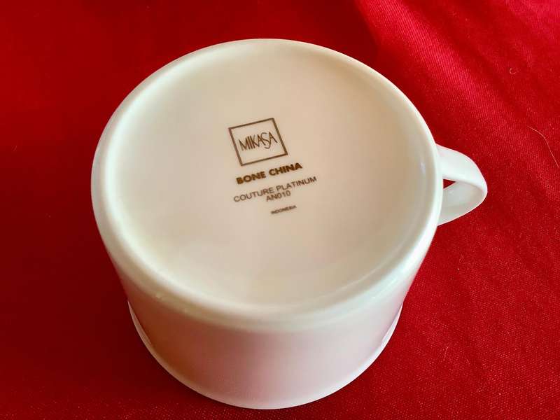 Mikasa Couture Platinum Bone China Tea Set  Full 30-Piece Collection (Unused, Pristine Condition)