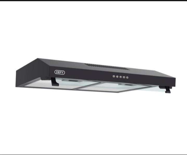 Defy 60cm Standard Cookerhood Black