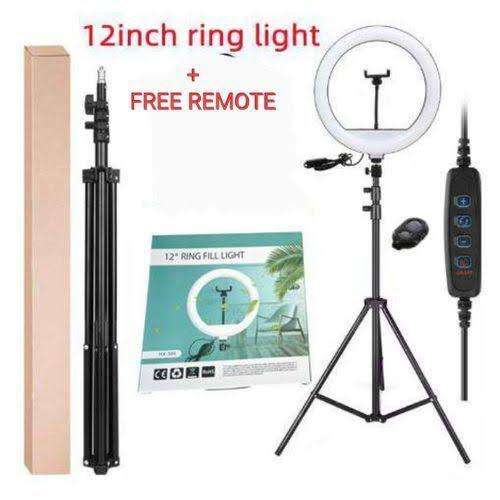 LED Ring Fill Light tripod 12 inches