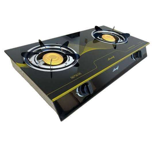 Burner Auto Ignition Tempered Glass Gas Stove