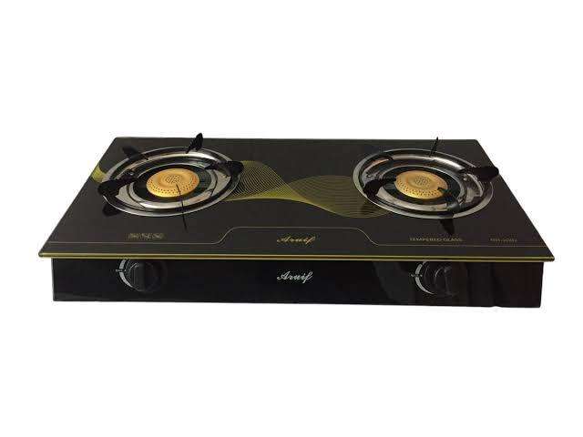 Burner Auto Ignition Tempered Glass Gas Stove
