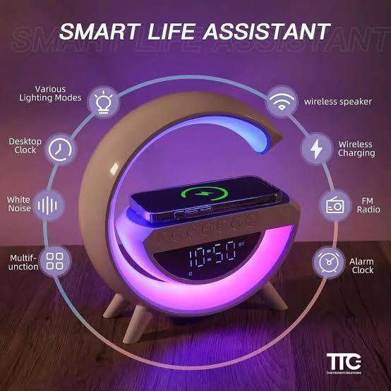 G-Shaped Speaker with Wireless Charging