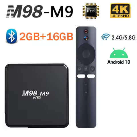 M98-M9 TV box (8GB, Quad-core Allwinner H313)