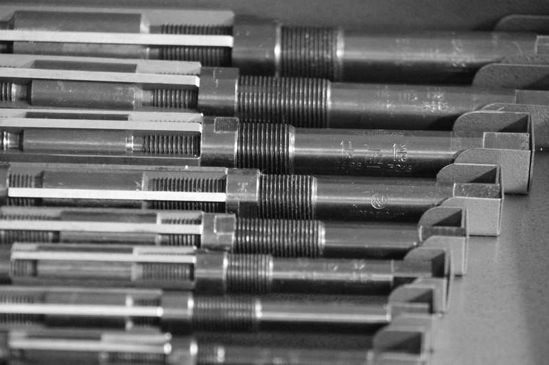 Vintage T&J 11 Piece Adjustable Reamer Set