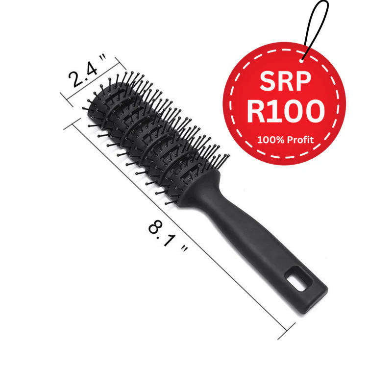 Vented Hair Brush Black