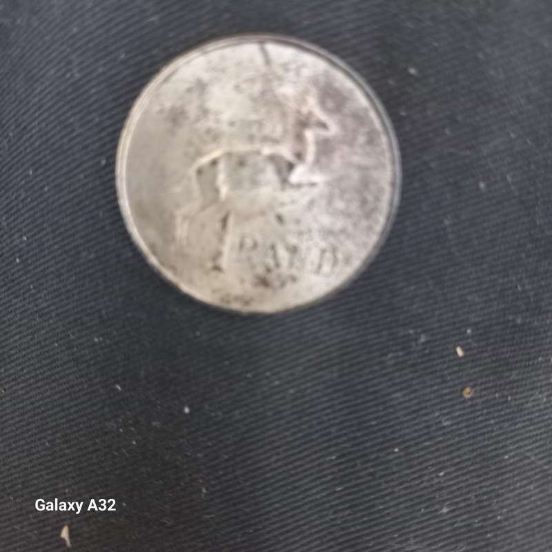 Old R1 silver coin 1967
