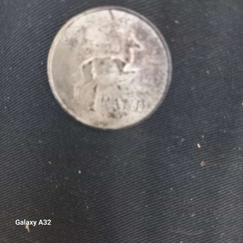 Old R1 silver coin 1967