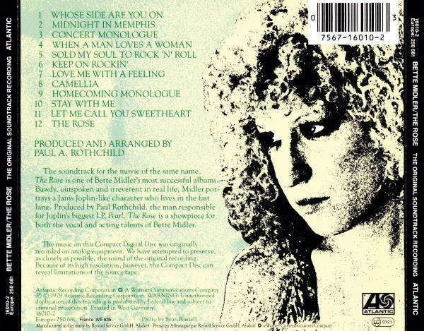Bette Midler-The Rose-The Original Soundtrack Recording