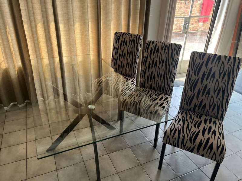 Glass Dining Table & 6 Chairs