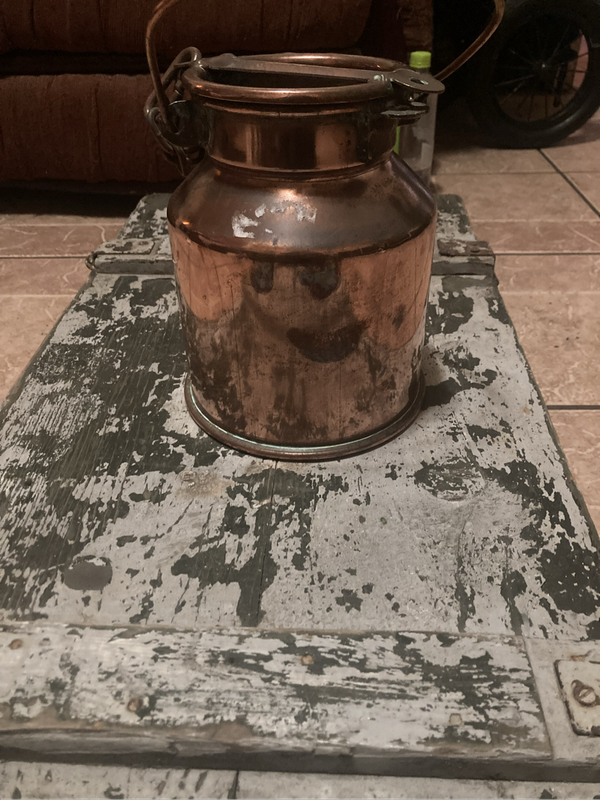 Antique Dutch Copper milk jug