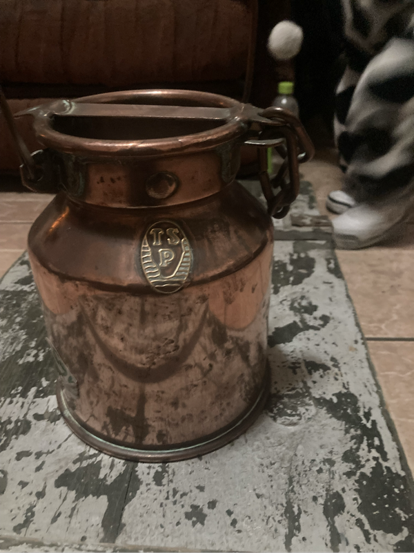Antique Dutch Copper milk jug