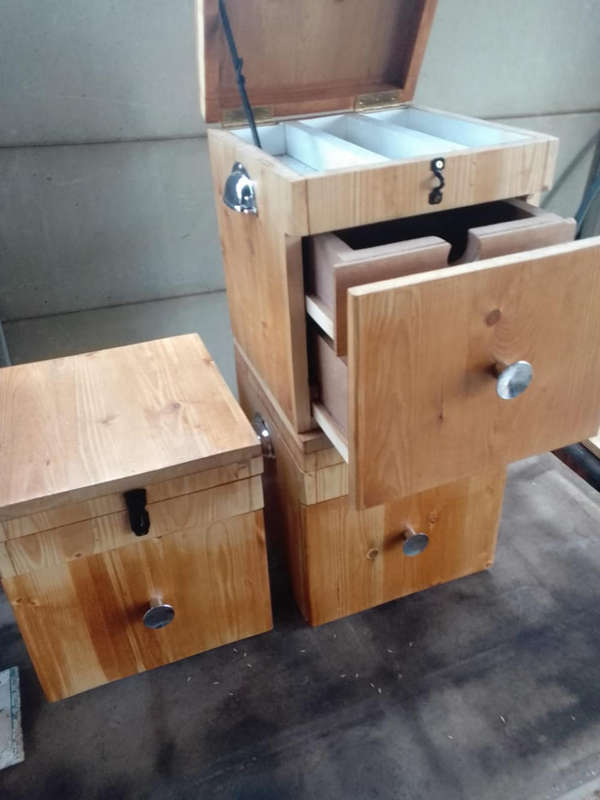 Oregan Pine Mini Utility Drawer