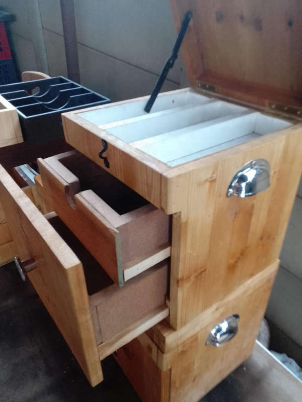 Oregan Pine Mini Utility Drawer