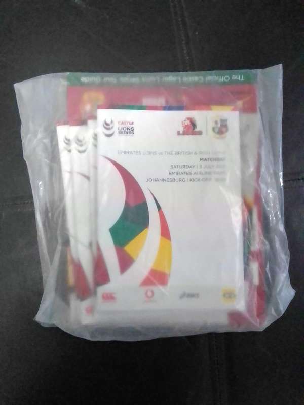 British & Irish Lions Tour 2021  Matchday Programme Pack (Sealed)