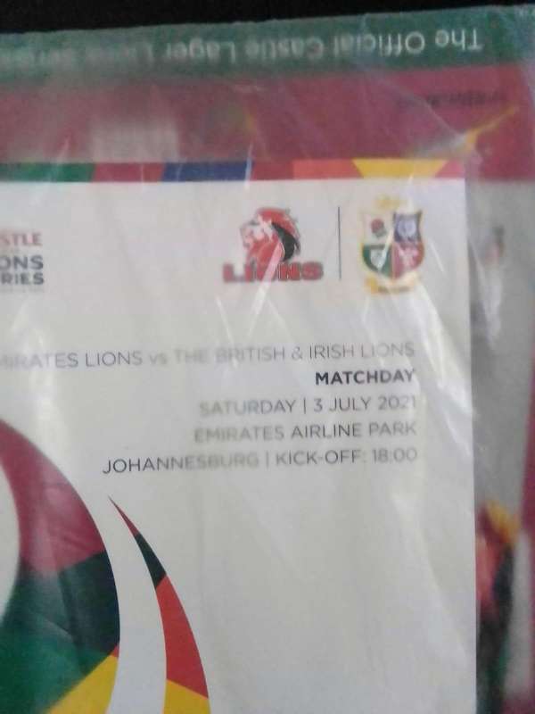 British & Irish Lions Tour 2021  Matchday Programme Pack (Sealed)