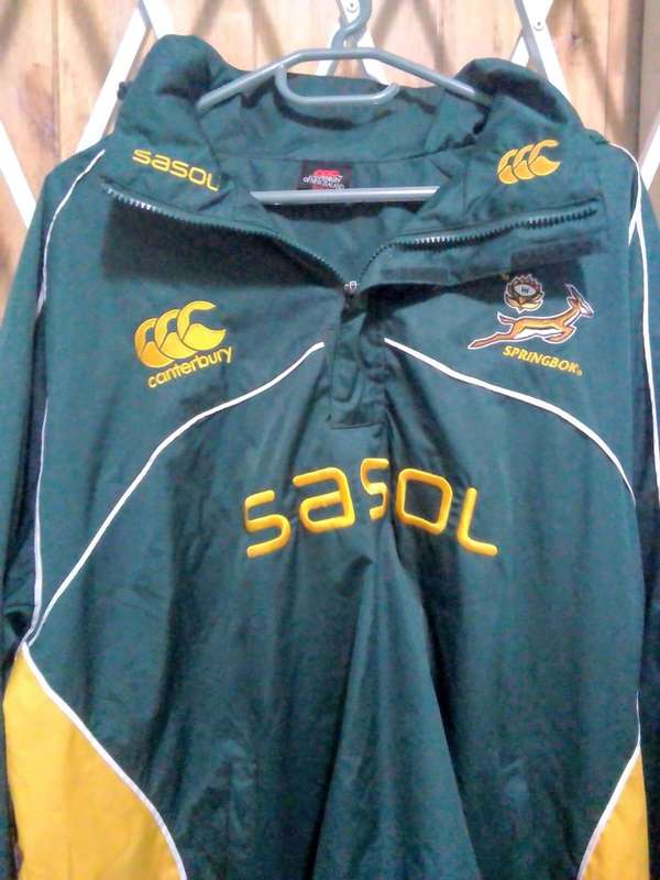 Springboks Rugby Jacket  Canterbury  Sasol Sponsor (Official Team Gear)
