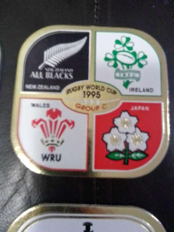 1995 Rugby World Cup Commemorative Coaster Set  Complete (6 Pieces)  South Africa