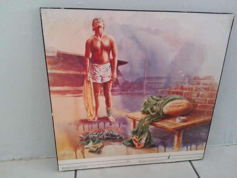 Vintage Springbok Rugby Artwork Collection  Set of 6