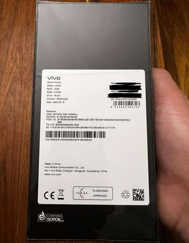 Vivo V50 512GB/24GB RAM