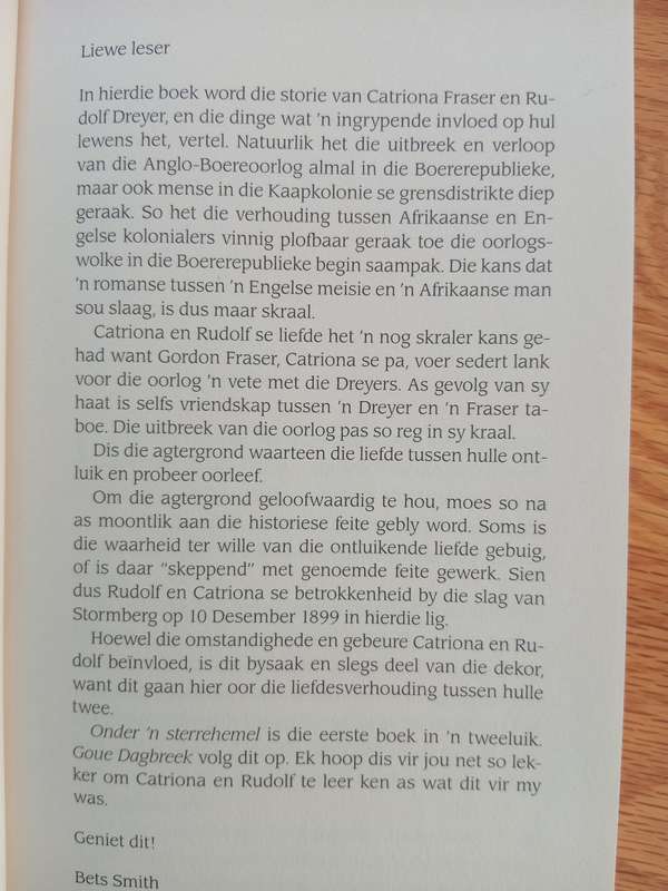 Onder 'n Sterrehemel