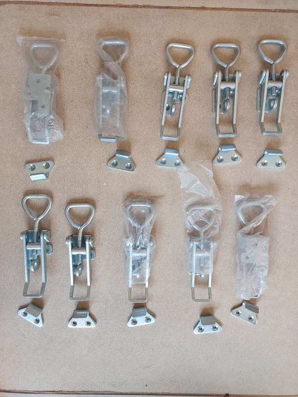 Stainless steel toggle latches