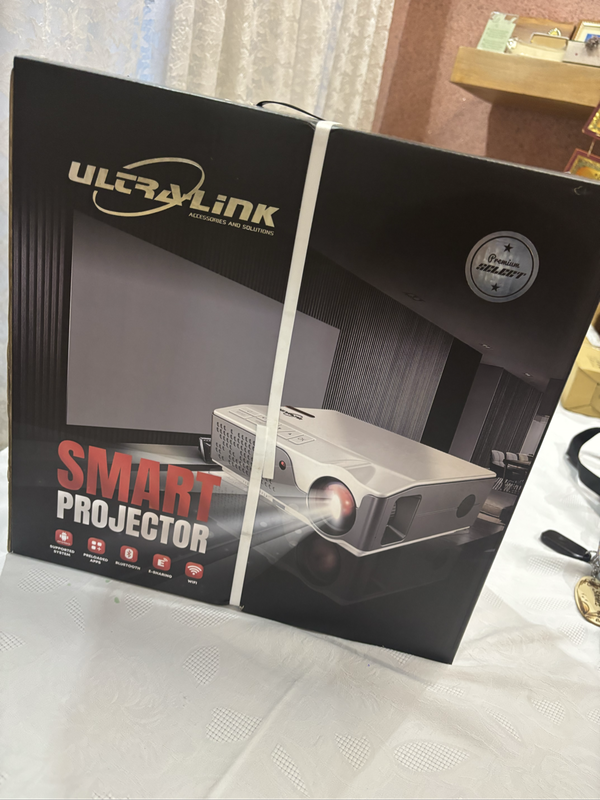 Ultra Link UL-PJ60 Full HD 50" - 250" Smart LED Projector (White & Grey)