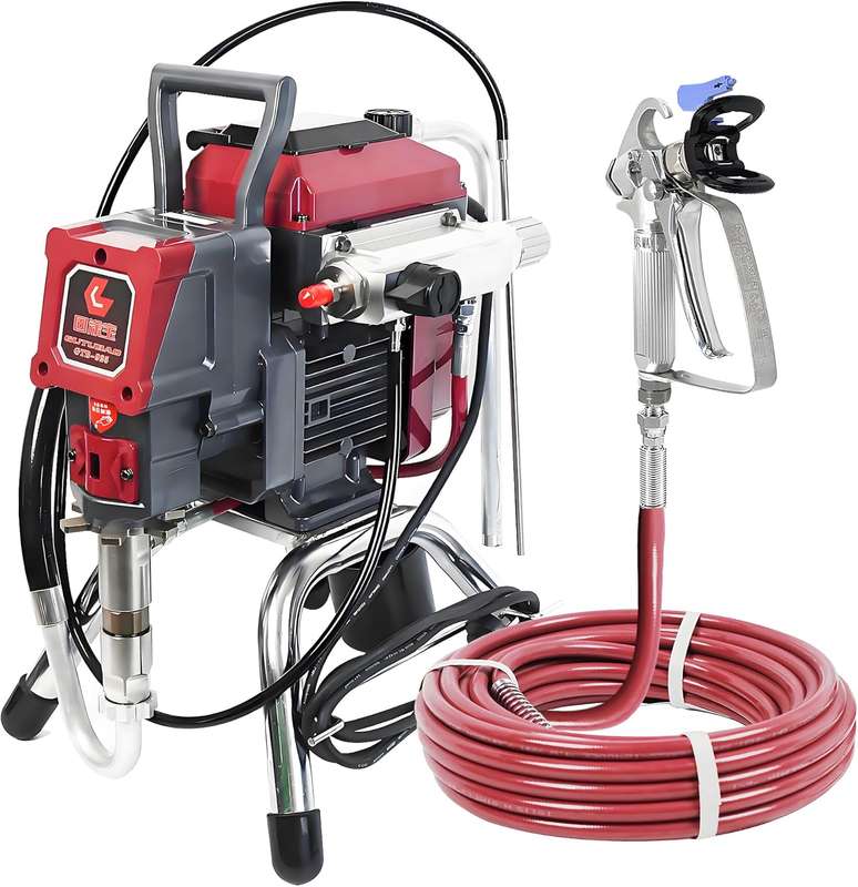 925 Airless Paint Sprayer Kit,High Efficiency Airless Painting Machine with 19.68" Extension,515,517