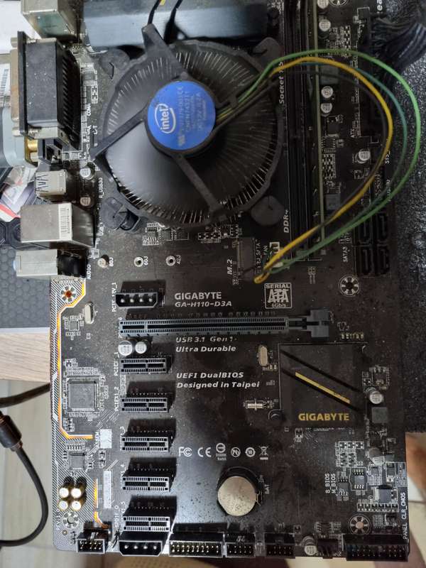GA-H110-D3A motherboard combo