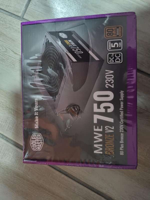 Cooler master 750 mwe bronze v2 power supply