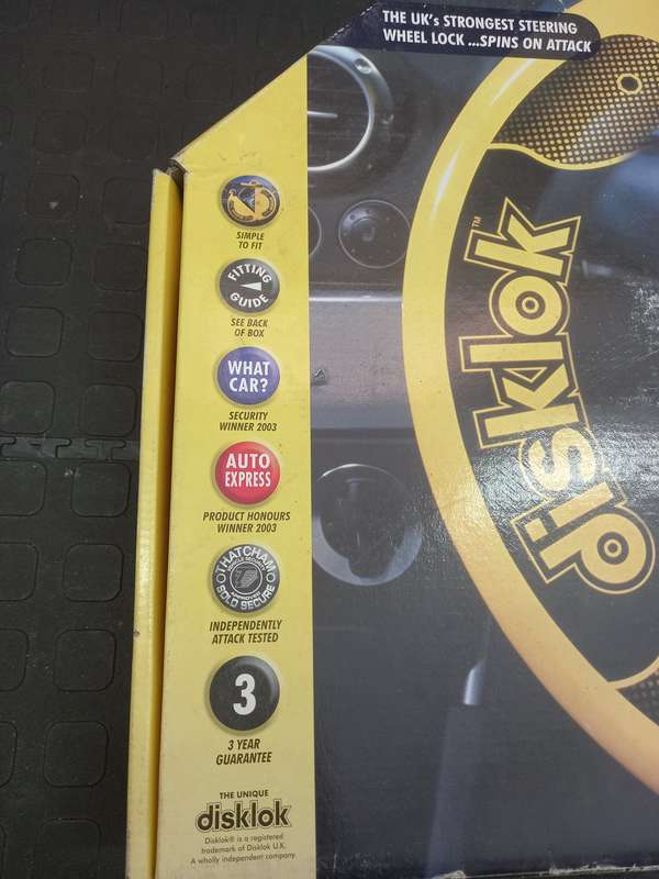 Disklok Steering wheel lock
