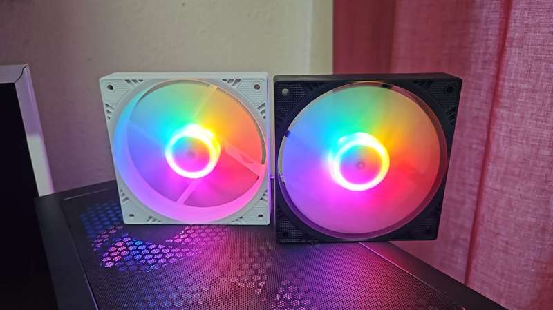 12CM Static RGB Fans - Molex Power
