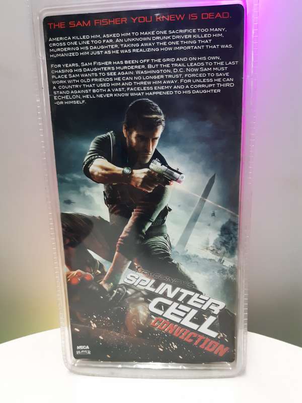 Tom clancy's - splinter cell conviction - sam fisher figurine