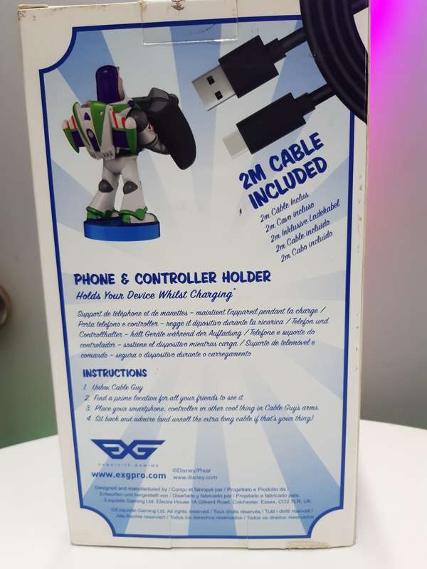 TOY STORY 4 - BUZZ LIGHTYEAR  - Cable Guys Phone & Controller Holder