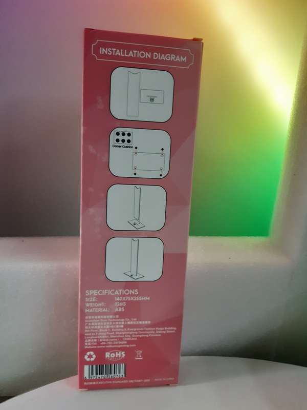 Headphone stand " onikuma " pink