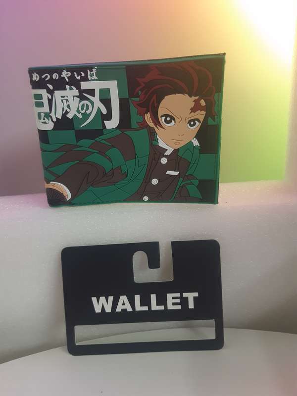 Demon slayer - anime cosplay wallet - short bitfold