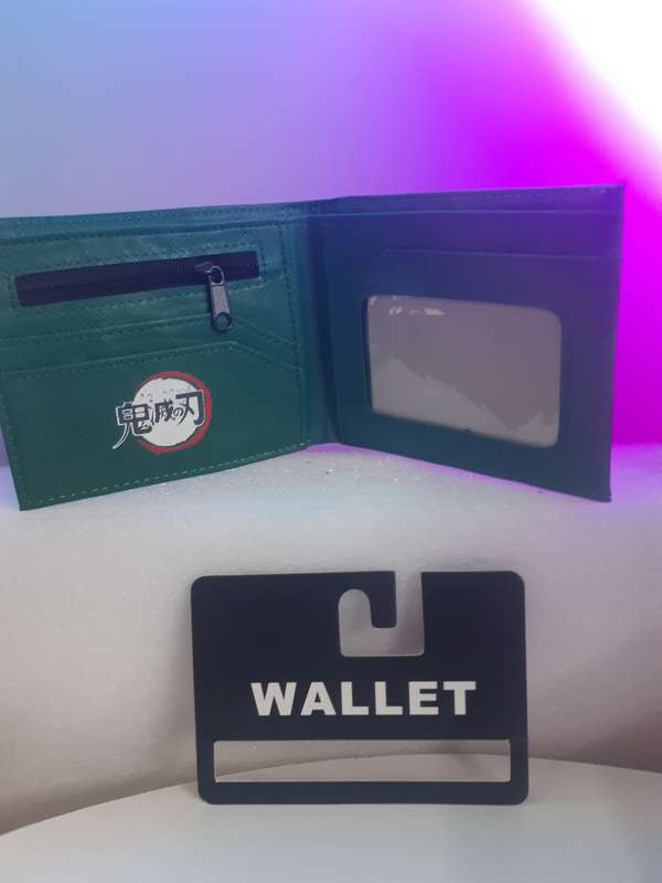 Demon slayer - anime cosplay wallet - short bitfold