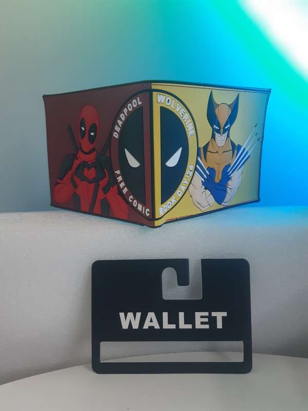Deadpool and Wolverine  -  cosplay wallet - short bitfold